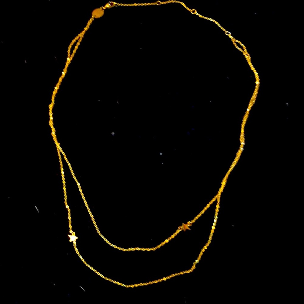 Double star necklace